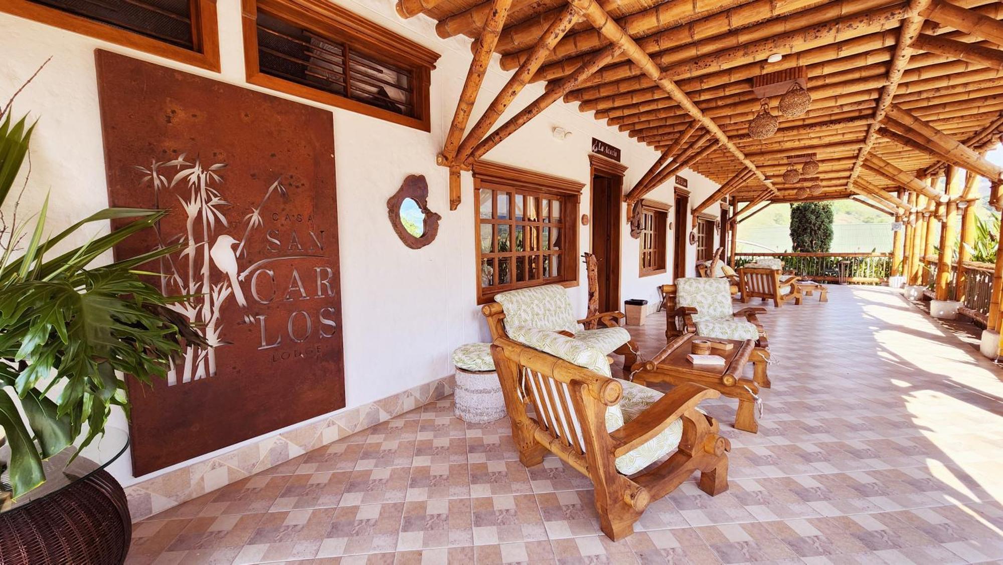 Hotel Casa San Carlos Lodge Pereira Combia Exterior foto